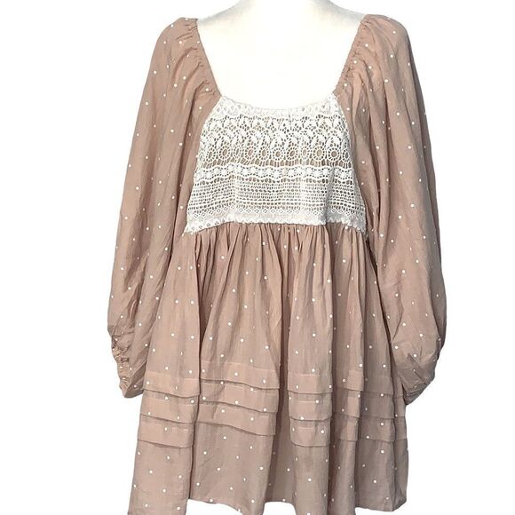 Davi & Dani Happily Ever After Polka Dot Tunic Top Size 1X - Picture 2 of 7